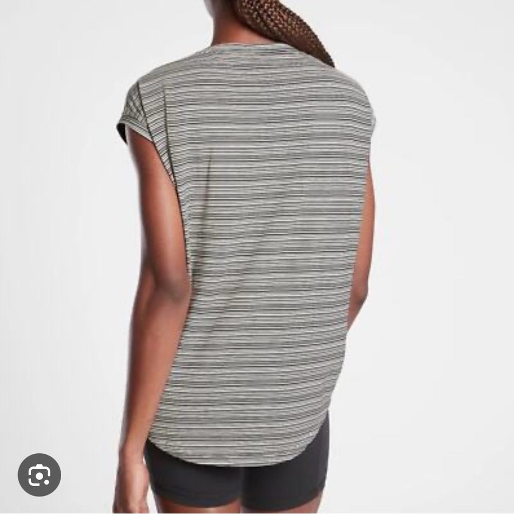 Athleta Cloudlight Stratus Tee- Sleevless Grey St… - image 2